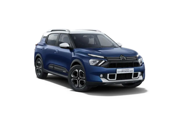 Citroen Aircross X Max in Cosmo Blue With Polar White