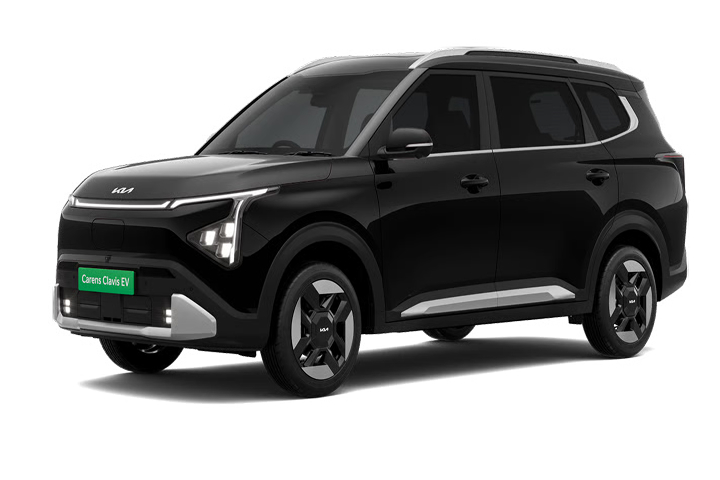 KIA Carens Clavis EV HTX in Aurora Black Pearl