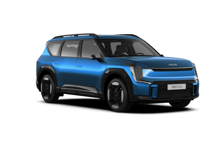 KIA EV9 GT Line in Ocean Blue Pearl