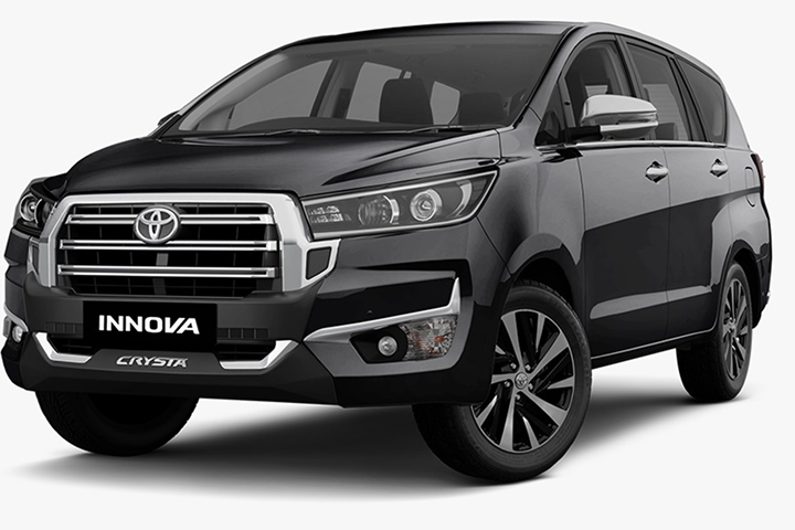 Toyota Innova Crysta ZX in Attitude Black Mica