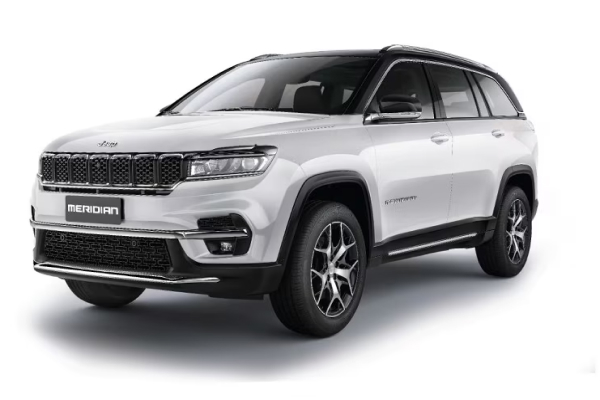 Jeep Meridian Overland in Pearl White