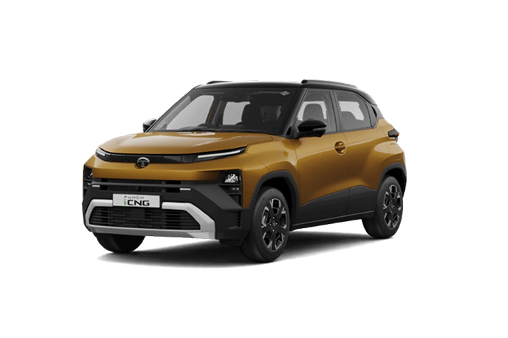 Tata Punch CNG Pure in Caramel With Black Roof