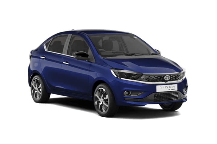 Tata Tigor iCNG XT in Arizona Blue