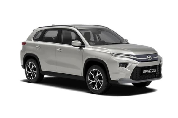 Toyota Urban Cruiser HyRyder E in Cafe White