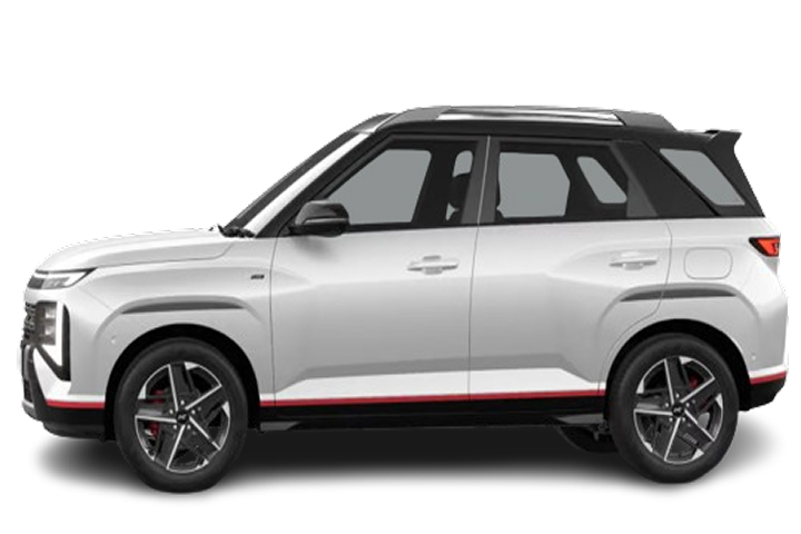 Hyundai Venue N Line N10 in Atlas white with Titanium black roof