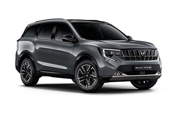 Mahindra XUV 7X0 AX7L in Galaxy Grey Stealth Black