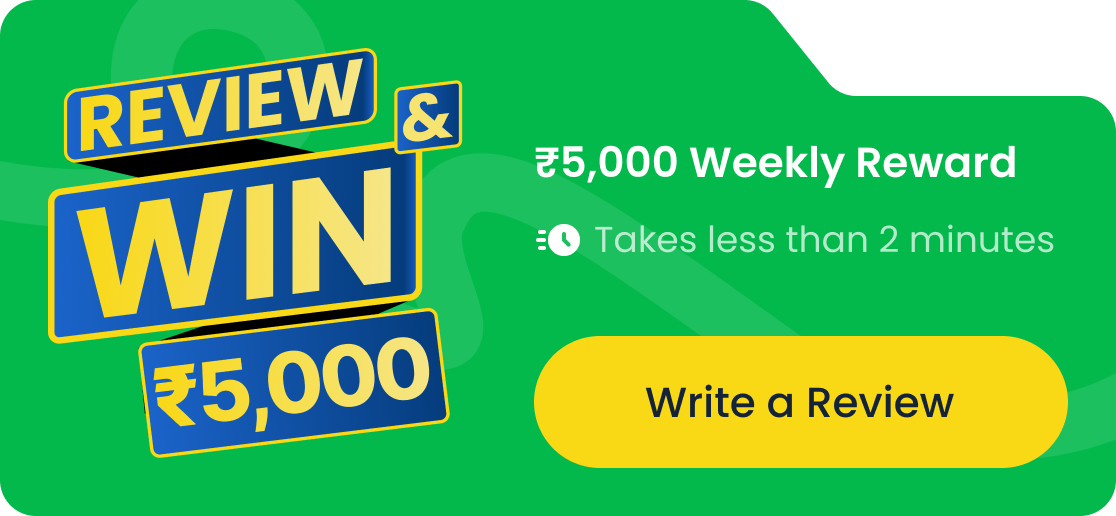 Write a Review & Win Exciting Prizes